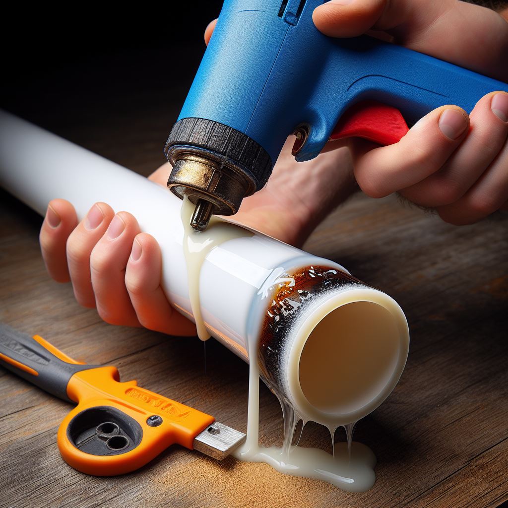 does epoxy resin stick to PVC