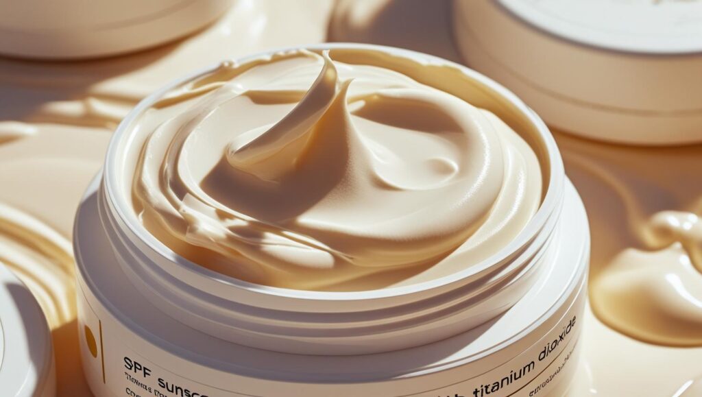 SPF with Titanium Dioxide