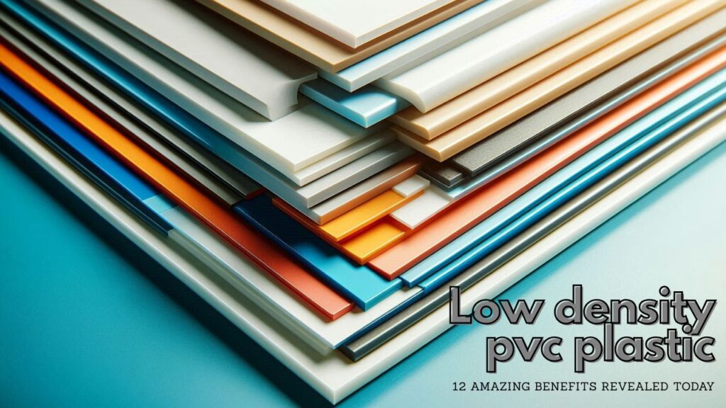 Low density pvc plastic